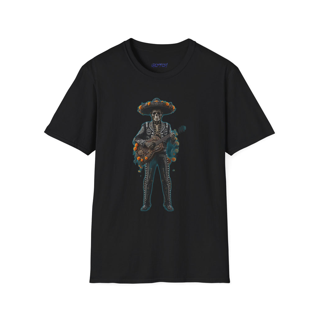 Glytch — Skeleton Mariachi Halloween Tee