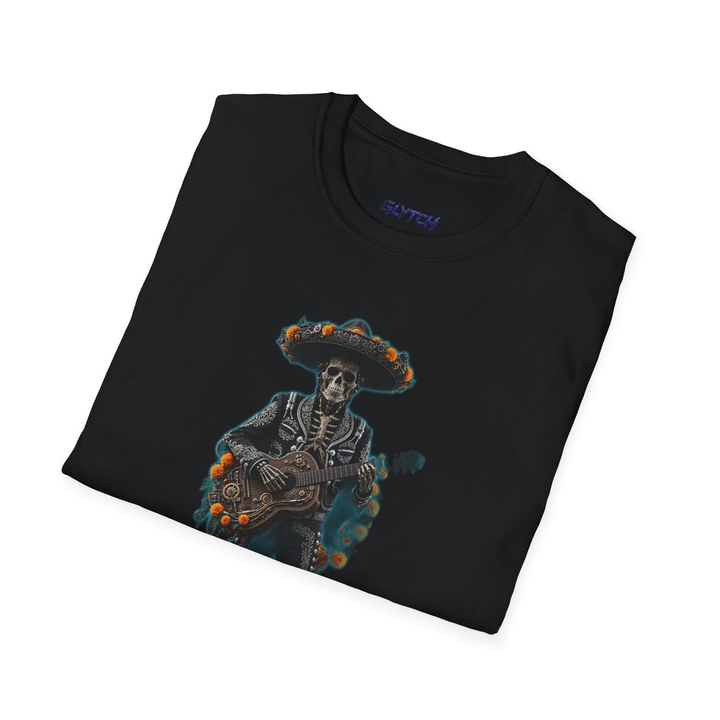 Glytch — Skeleton Mariachi Halloween Tee